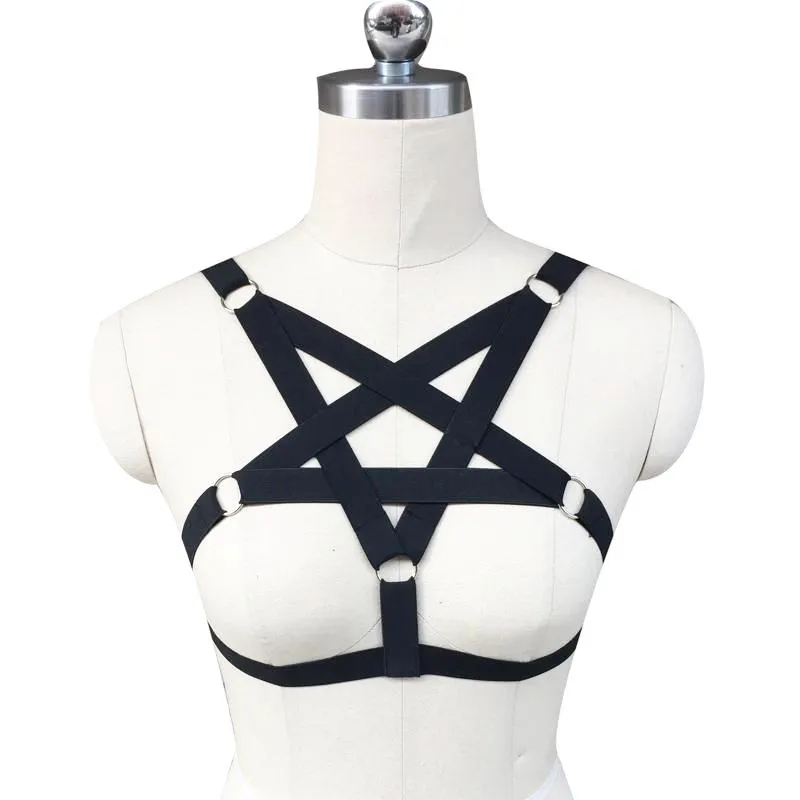 Thicc Pentagram Harness Bra