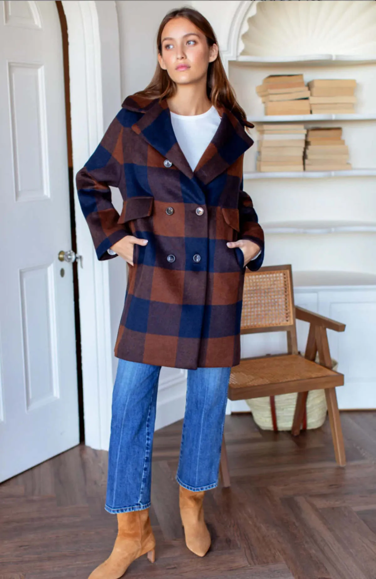 Thomas Wool Coat - Plaid