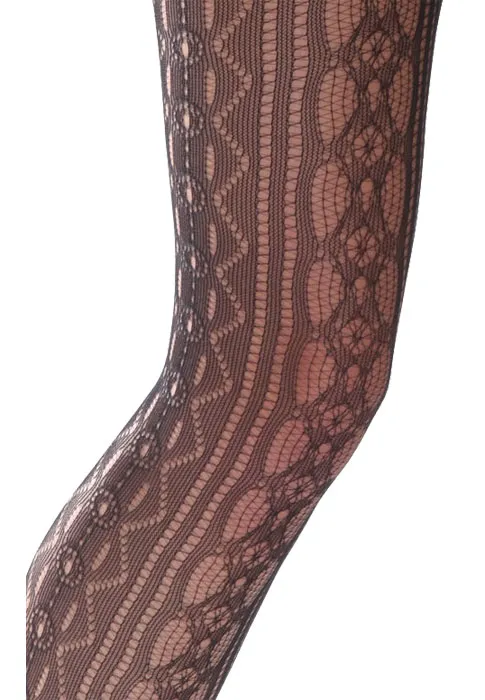 Tiffany Quinn Circle Stripe Lace Tights ()