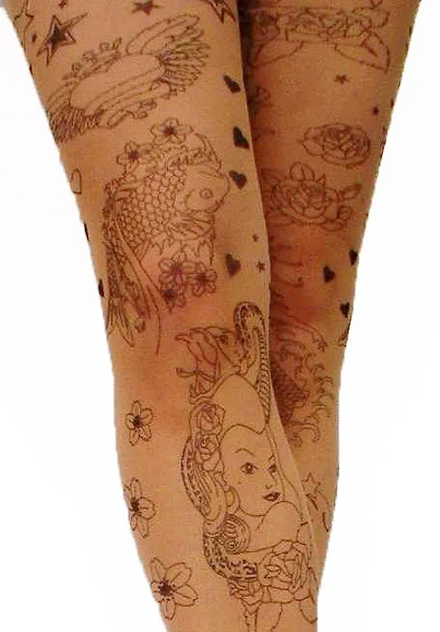 Tiffany Quinn Tattoo Heart Tights ()