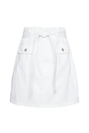 Tommy Hilfiger Women Organic Badge Skirt White