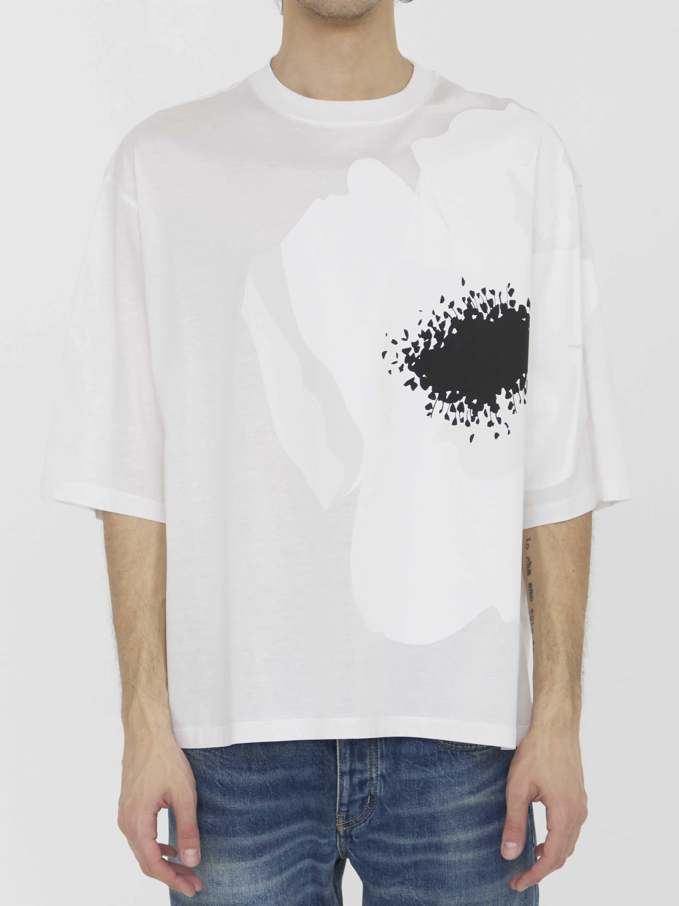 VALENTINO  |Valentino Garavani Valentino Flower Portrait T-Shirt