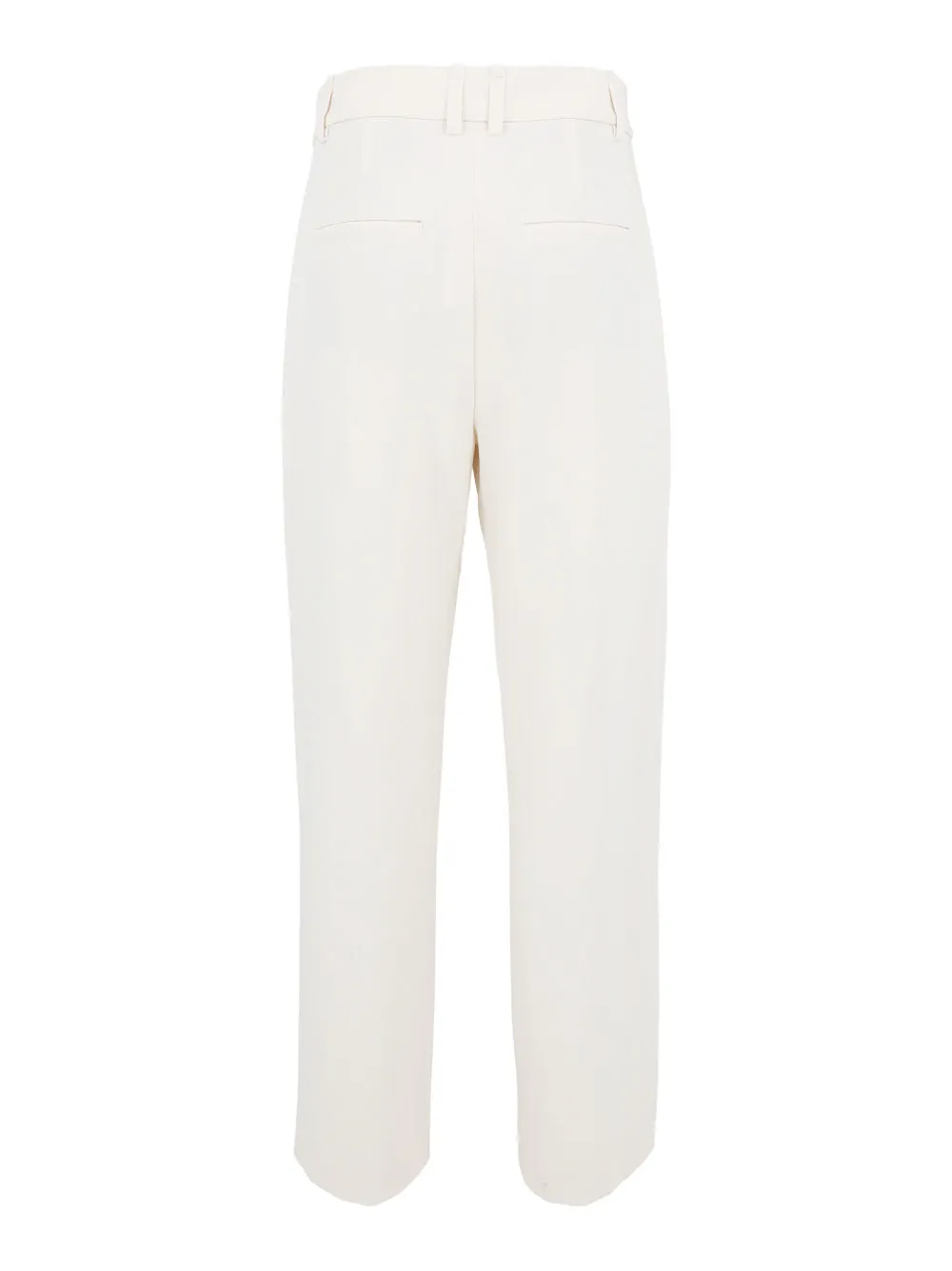 Vince Pintuck Wide-Leg Pant in Off-White