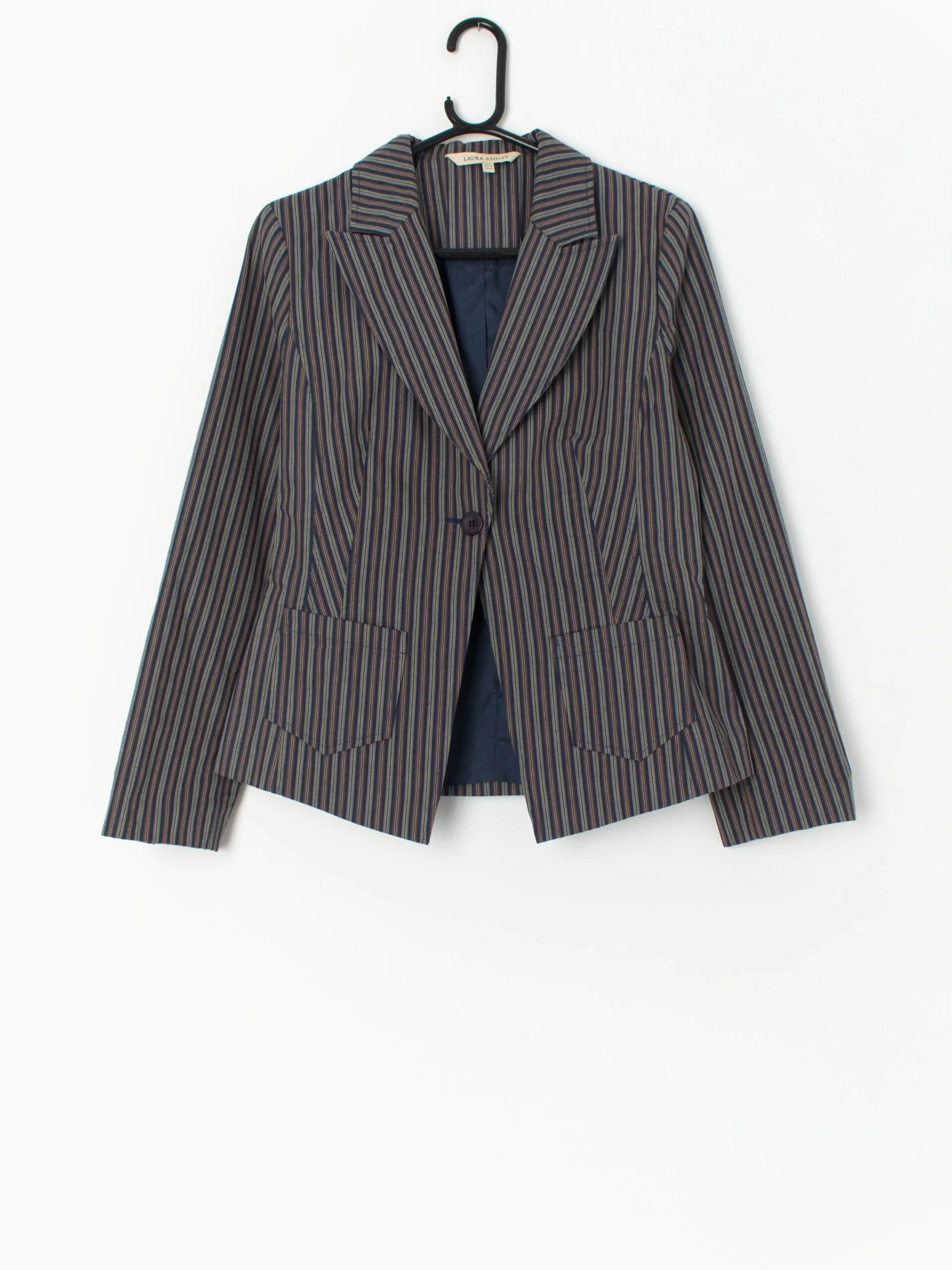 Vintage Laura Ashley striped blazer – Small / Medium