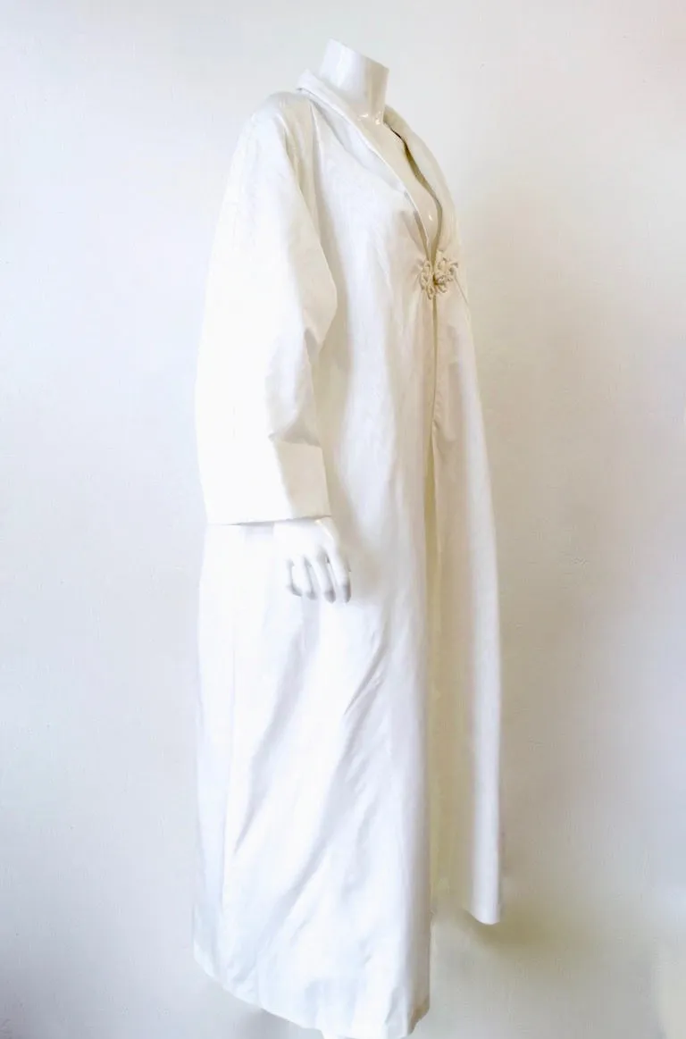 Vintage White Oversized Opera Coat