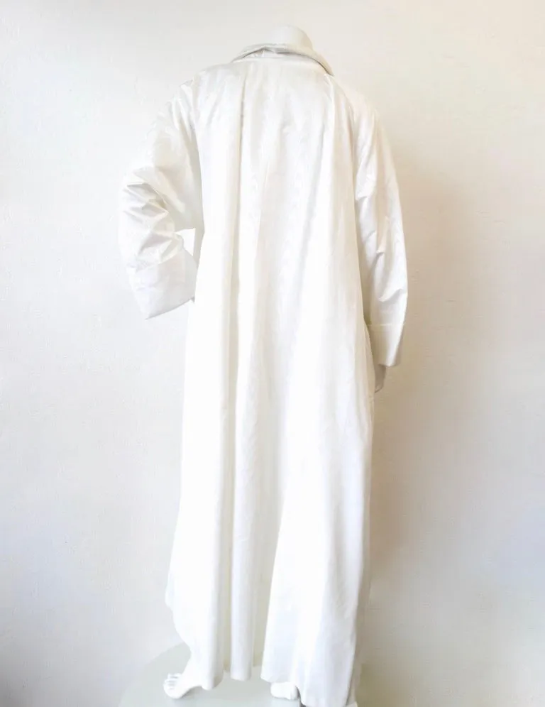 Vintage White Oversized Opera Coat