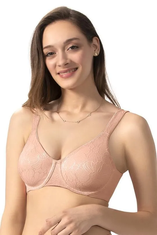 Wired Lace Minimiser Bra