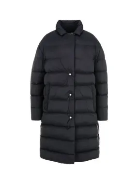 Women s lightweight down collar padded coat black 270129