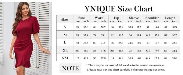 Women's Dress Short Sleeve Bodycon Midi Club Dress