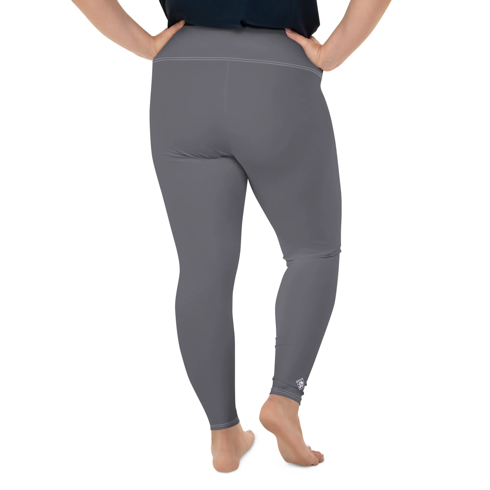 Women's Plus Size Yoga Pants Workout Leggings For Jiu Jitsu 019 - Charcoal