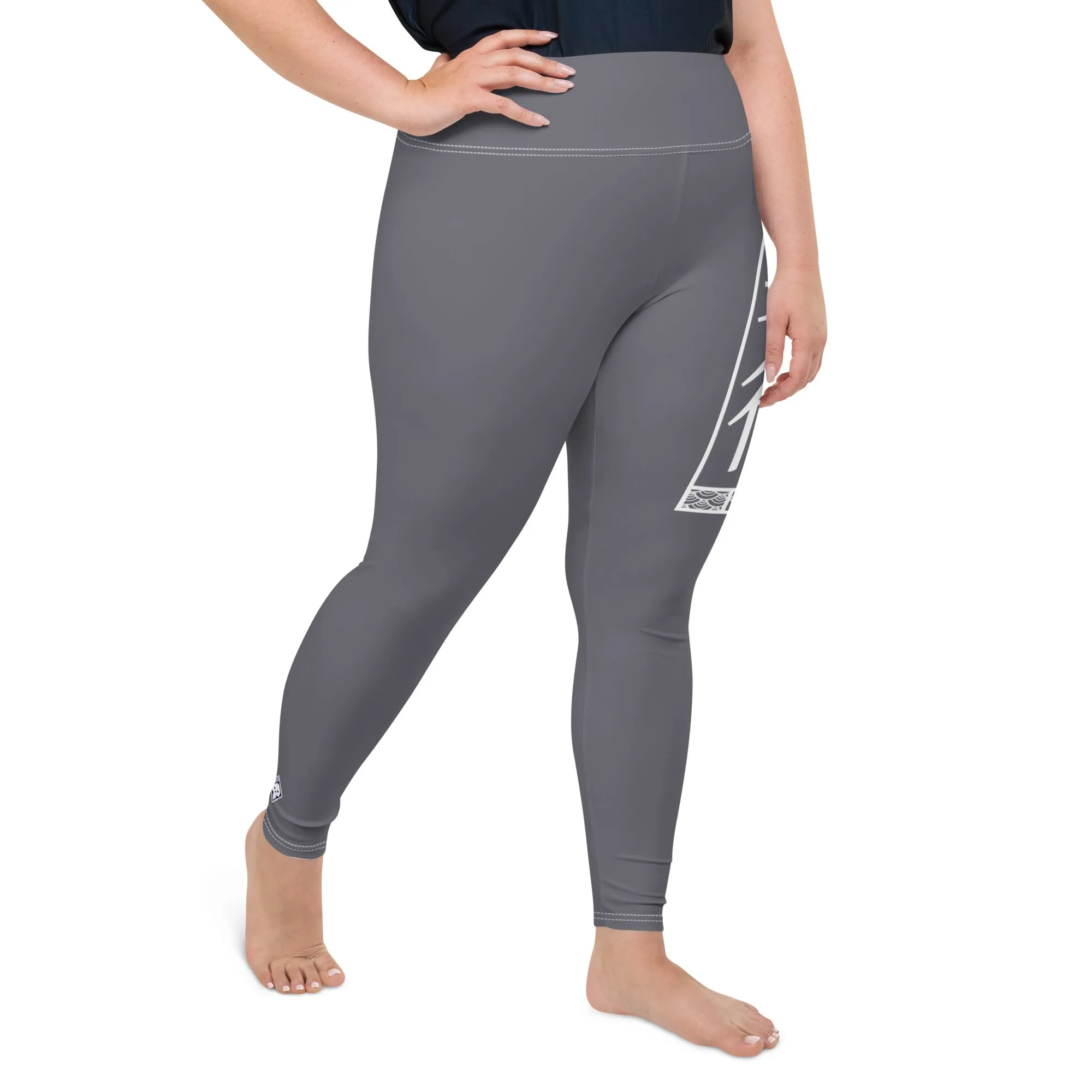 Women's Plus Size Yoga Pants Workout Leggings For Jiu Jitsu 019 - Charcoal