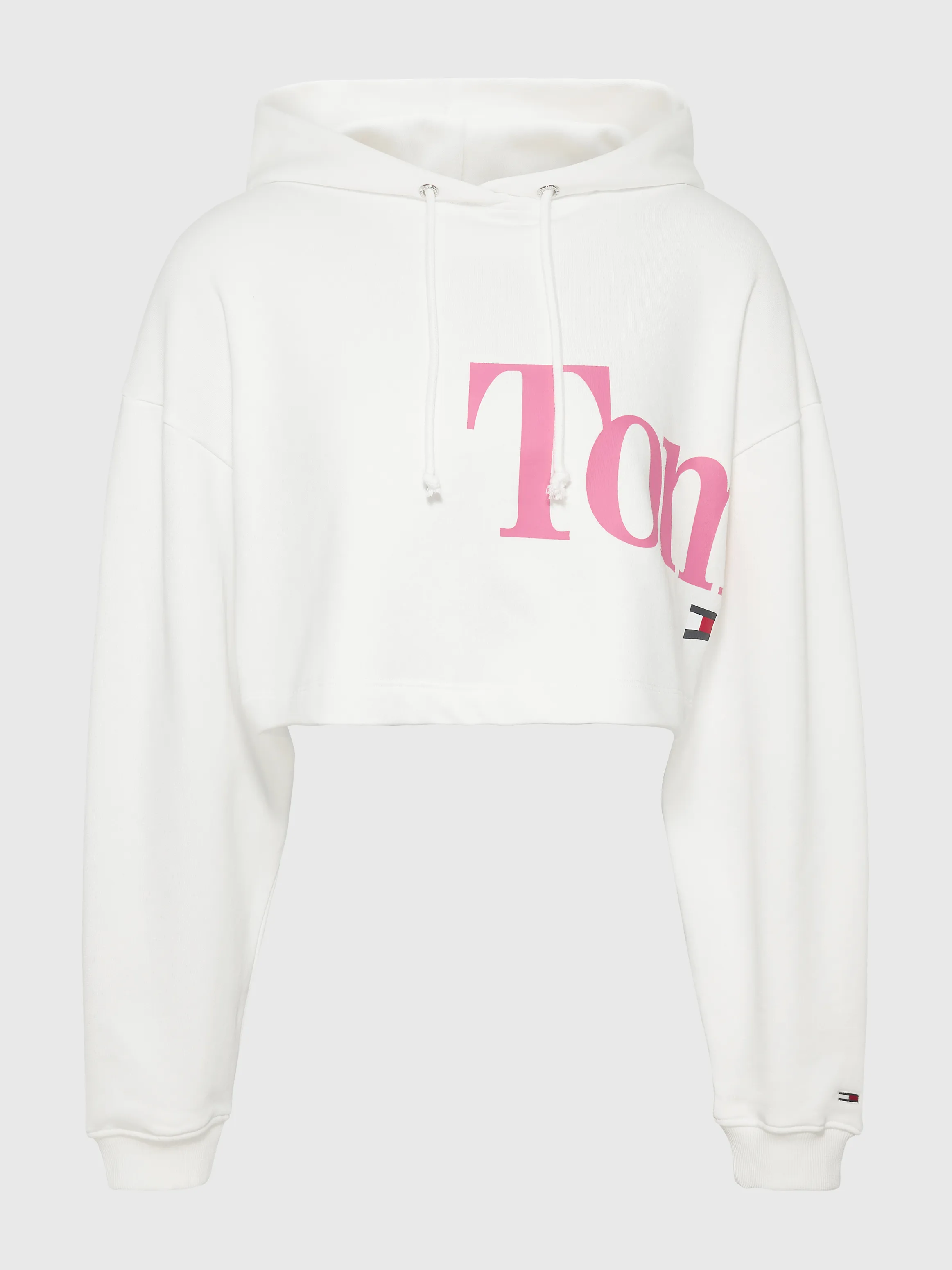 Wraparound Logo Super Cropped Hoodies | Sweatshirts & Hoodies | Tommy Jeans