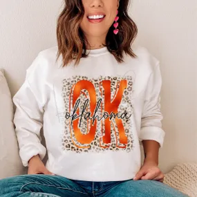 XO, Hannah - Leopard OK OSU Colors: Adult Small / Tee