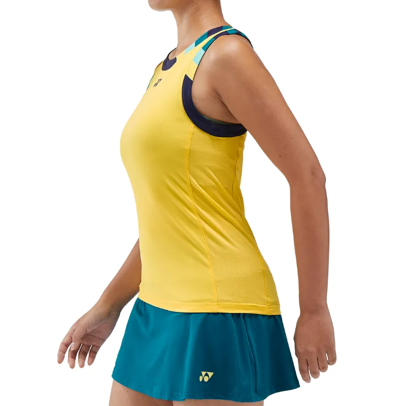 Yonex 2024 AO Tennis Womens Tank - Soft Yellow