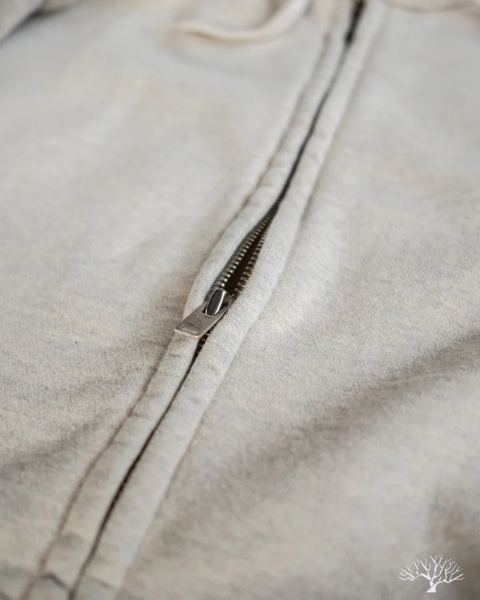 Zip Hoodie Sweatshirt - Oatmeal